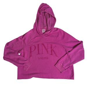 medium pink sweatshirt hoodie pullover xl